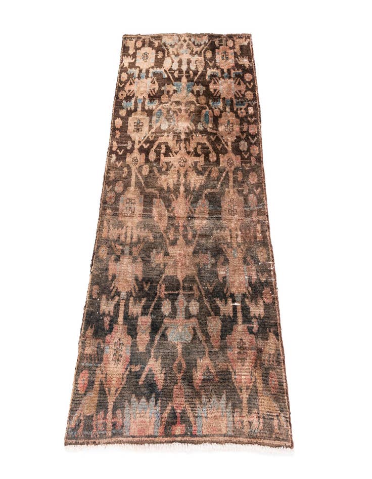 Detail image of  2' 10 x 4' 9  Hand Knotted Ultra Vintage Persian Wool Rug