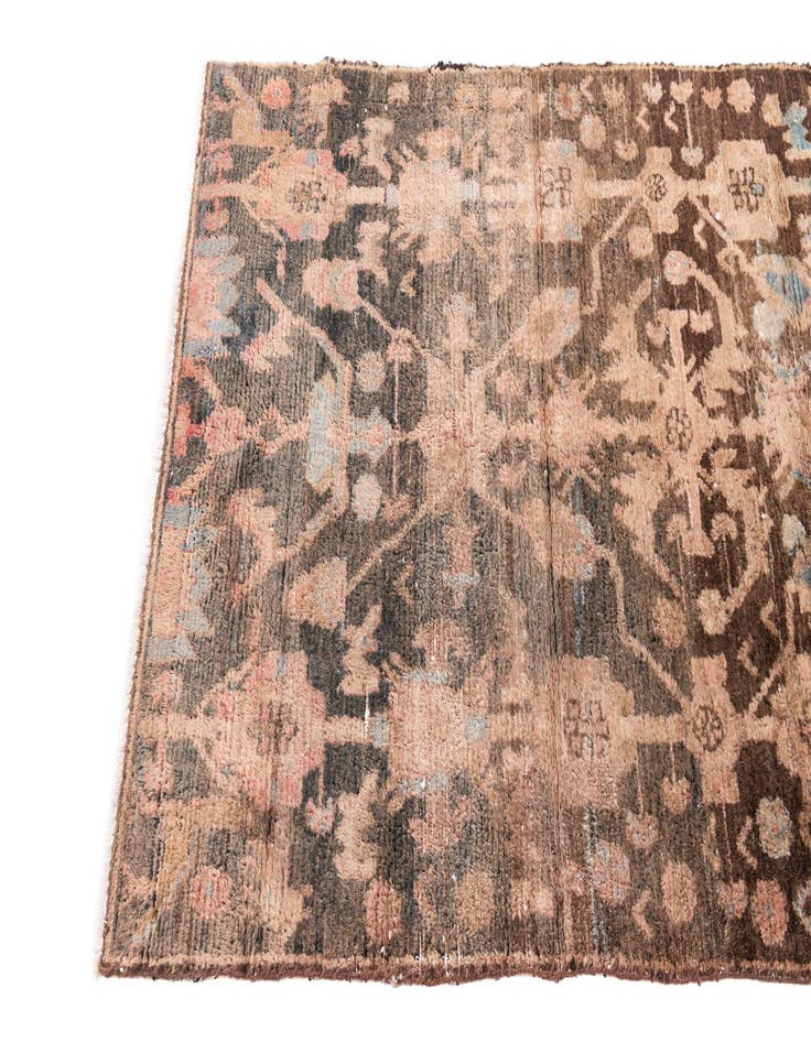 Detail image of  2' 10 x 4' 9  Hand Knotted Ultra Vintage Persian Wool Rug