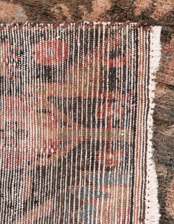 Detail image of  2' 10 x 4' 9  Hand Knotted Ultra Vintage Persian Wool Rug