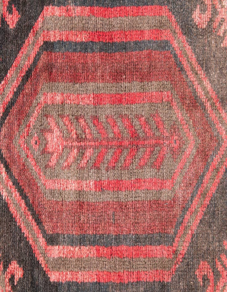 Detail image of  2' 10 x 4' 8  Hand Knotted Ultra Vintage Persian Wool Rug