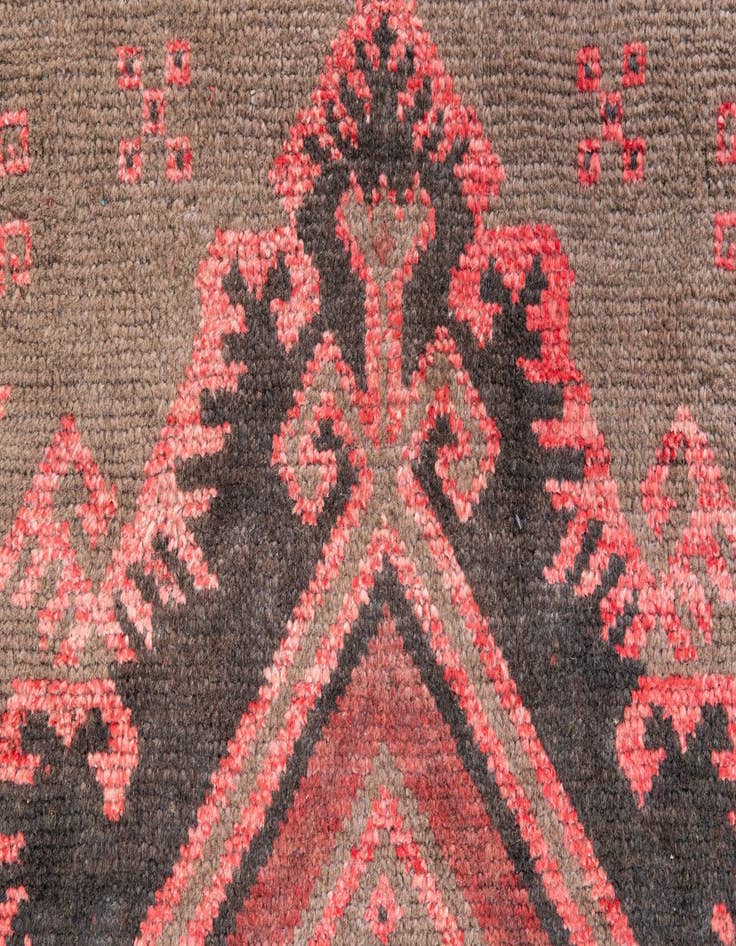 Detail image of  2' 10 x 4' 8  Hand Knotted Ultra Vintage Persian Wool Rug