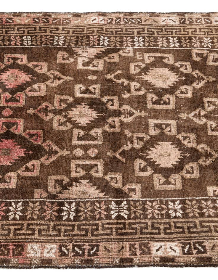 Detail image of  3' 4 x 6' 2  Hand Knotted Ultra Vintage Persian Wool Rug