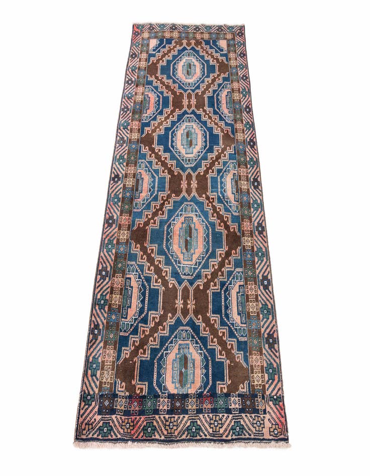 Detail image of  3' 8 x 6' 8  Hand Knotted Ultra Vintage Persian Wool Rug