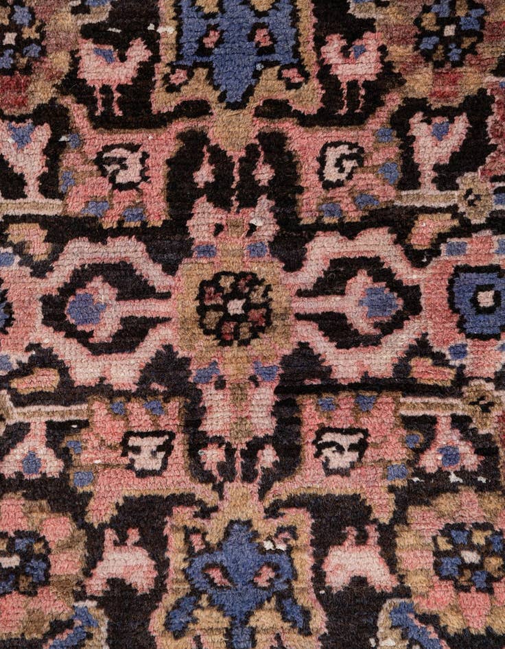 Detail image of  3' 5 x 6' 1  Hand Knotted Ultra Vintage Persian Wool Rug