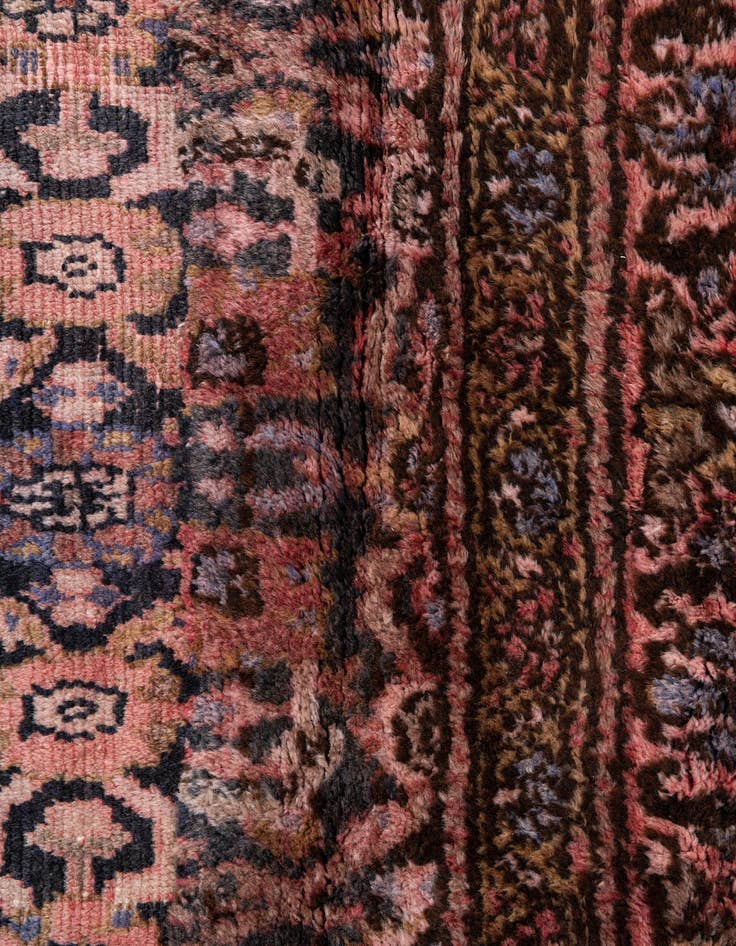 Detail image of  3' 5 x 6' 1  Hand Knotted Ultra Vintage Persian Wool Rug