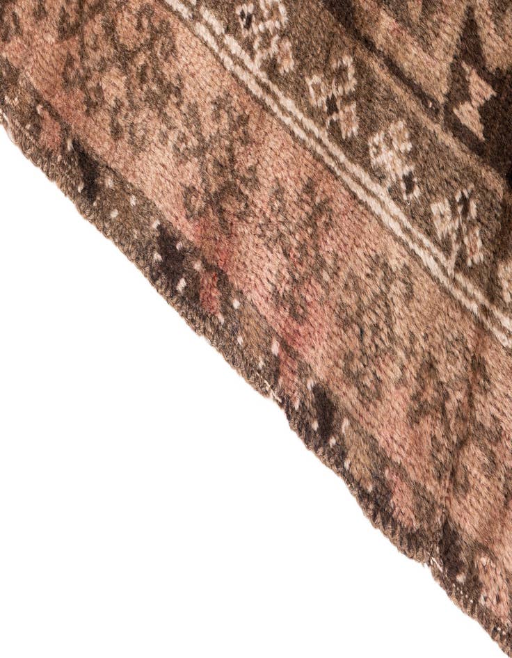 Detail image of  3' 3 x 5' 5  Hand Knotted Ultra Vintage Persian Wool Rug