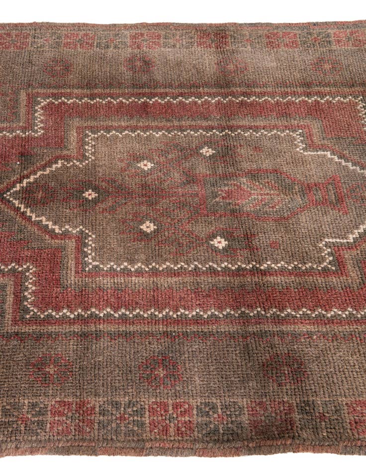 Detail image of  2' 10 x 4' 7  Hand Knotted Ultra Vintage Persian Wool Rug
