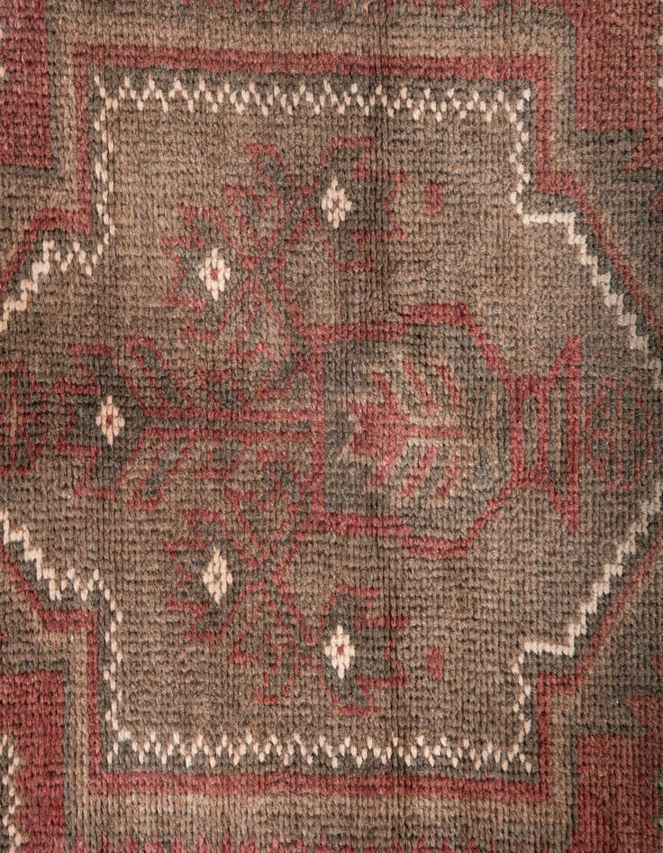 Detail image of  2' 10 x 4' 7  Hand Knotted Ultra Vintage Persian Wool Rug