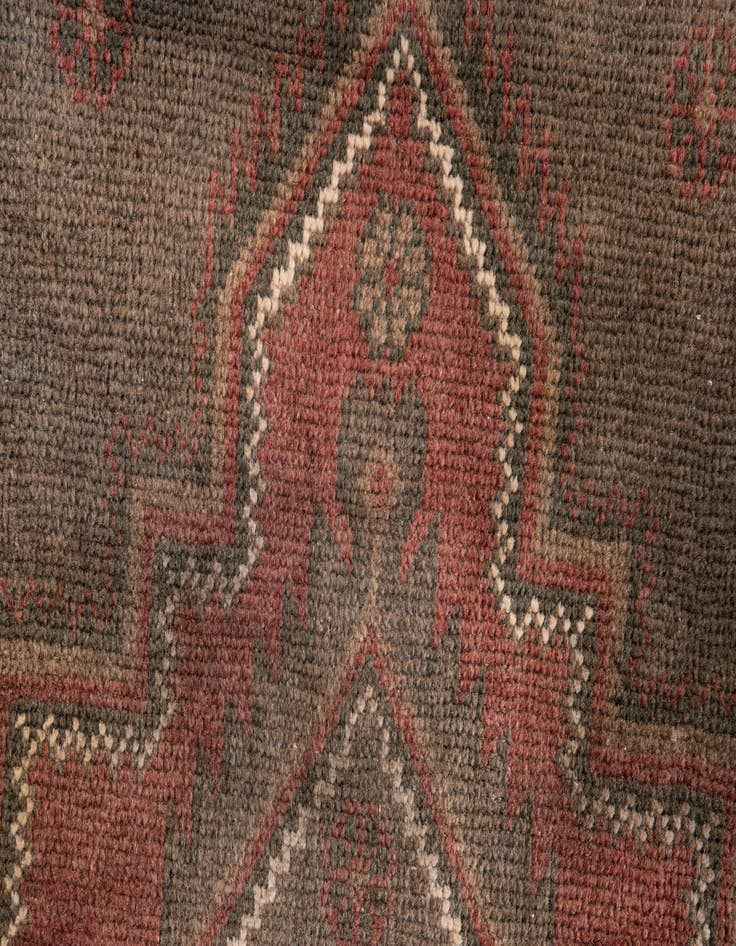 Detail image of  2' 10 x 4' 7  Hand Knotted Ultra Vintage Persian Wool Rug