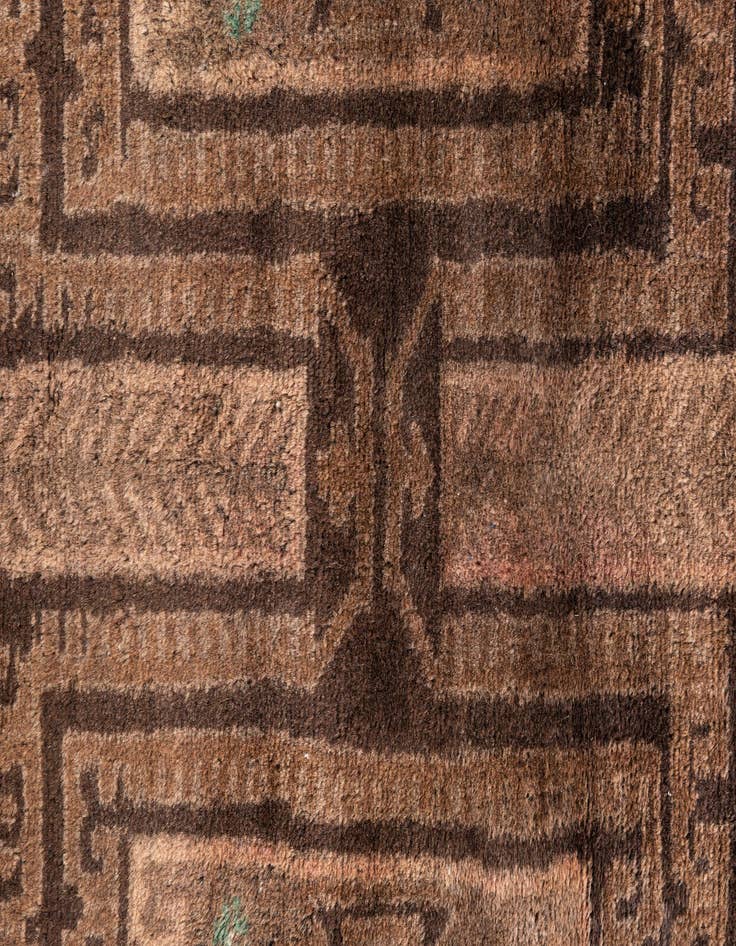 Detail image of  3' 4 x 6' 3  Hand Knotted Ultra Vintage Persian Wool Rug