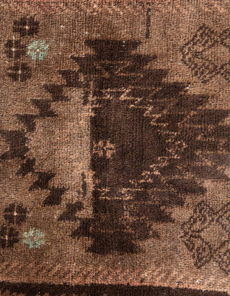 Detail image of  3' 4 x 6' 3  Hand Knotted Ultra Vintage Persian Wool Rug