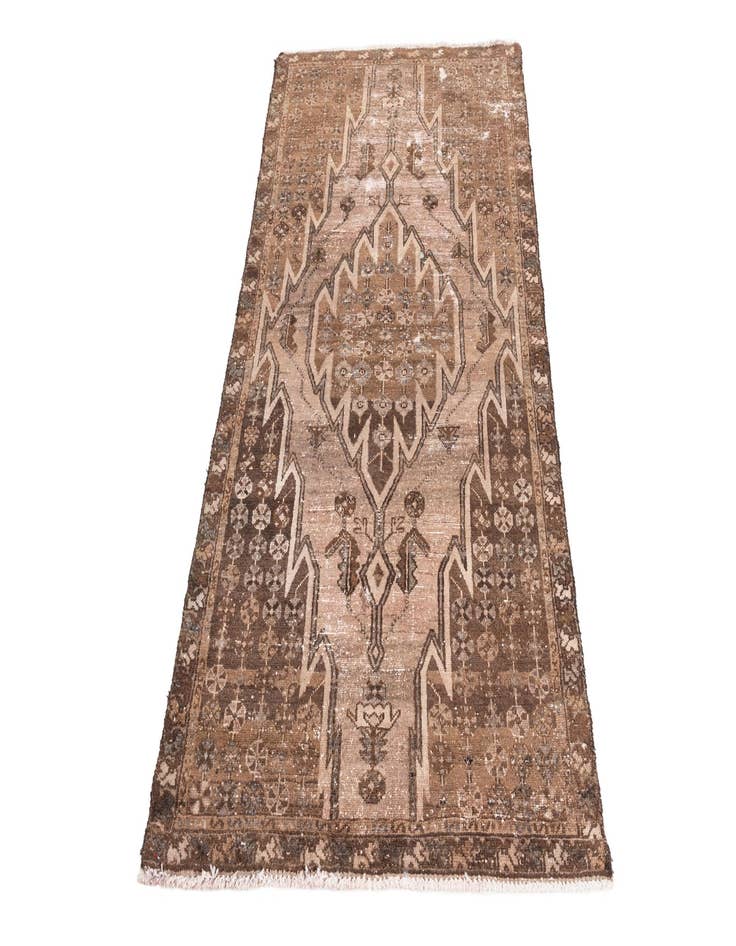 Detail image of  3' 3 x 5' 10  Hand Knotted Ultra Vintage Persian Wool Rug