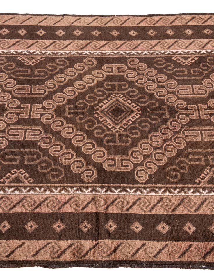 Detail image of  3' 5 x 6' 4  Hand Knotted Ultra Vintage Persian Wool Rug