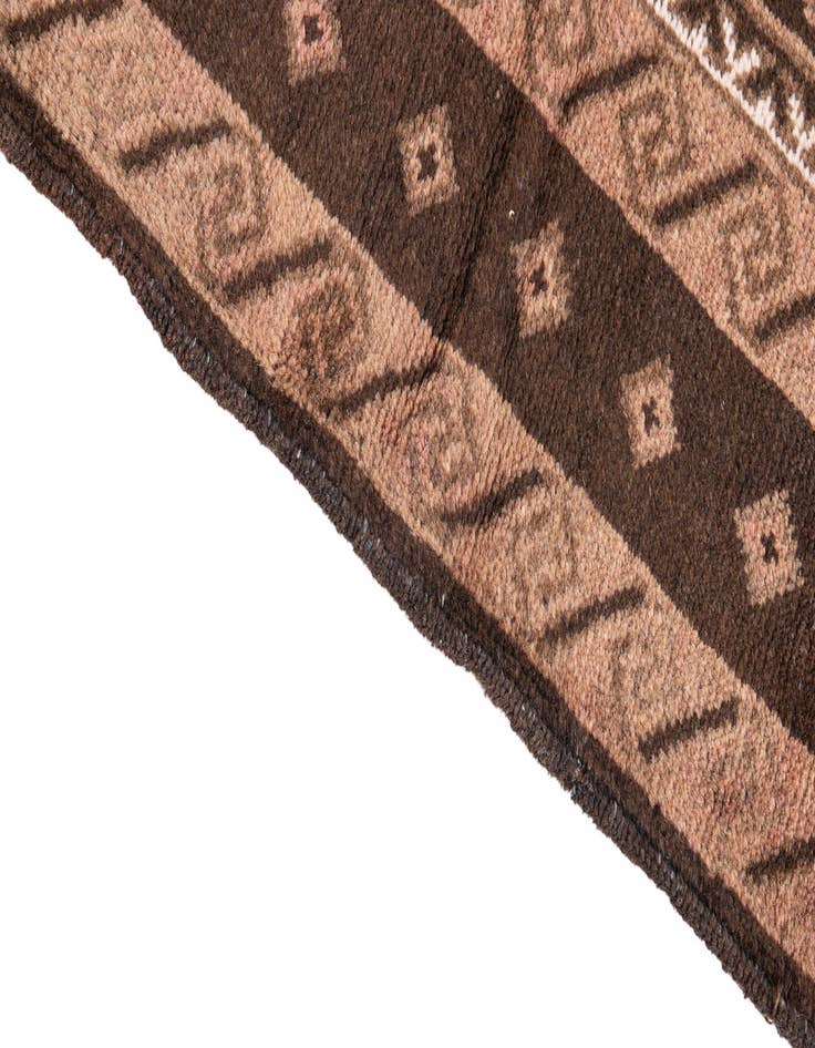 Detail image of  3' 5 x 6' 4  Hand Knotted Ultra Vintage Persian Wool Rug