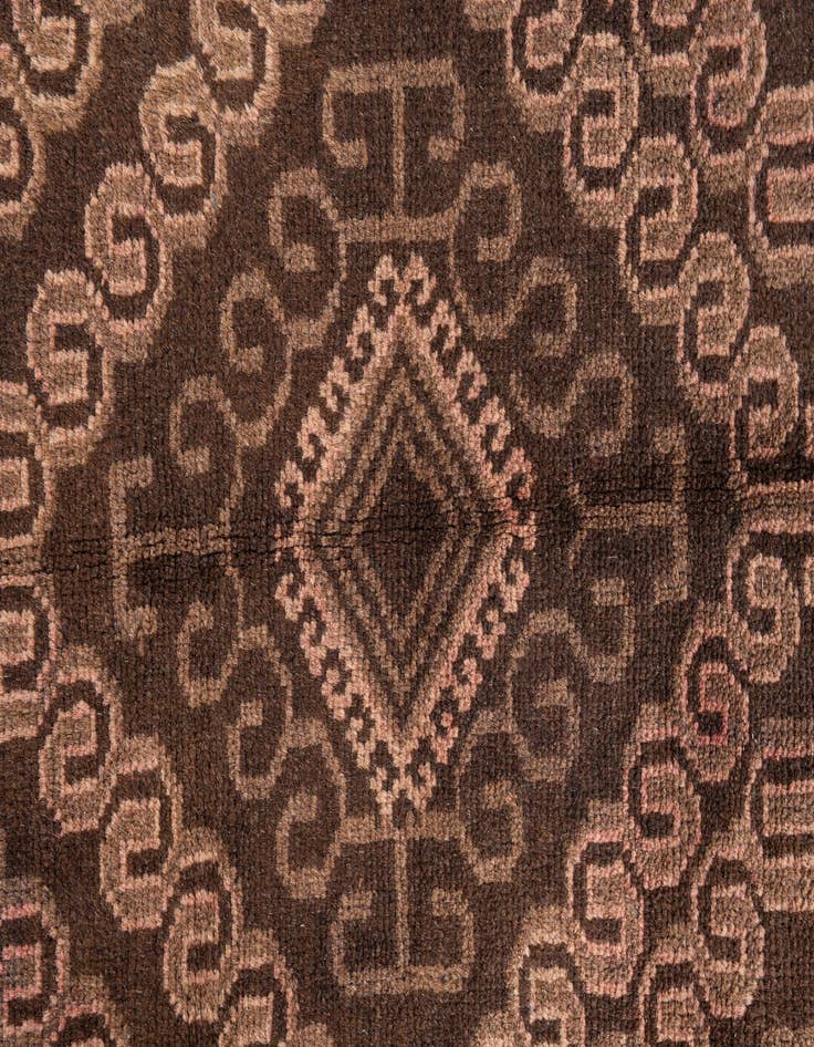 Detail image of  3' 5 x 6' 4  Hand Knotted Ultra Vintage Persian Wool Rug