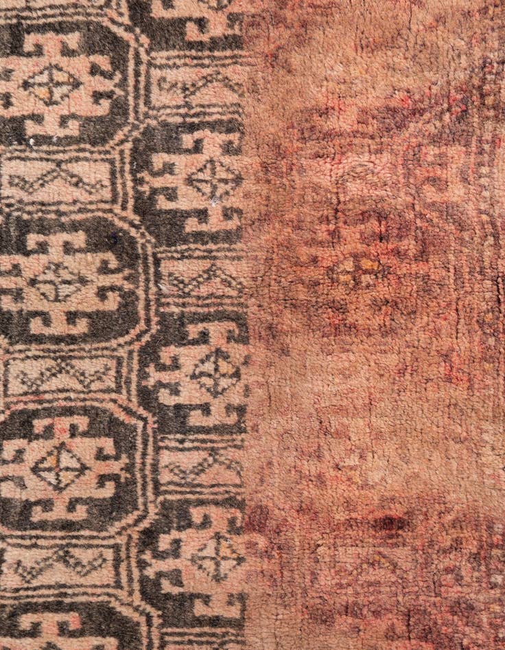 Detail image of  2' 9 x 5' 4  Hand Knotted Ultra Vintage Persian Wool Rug
