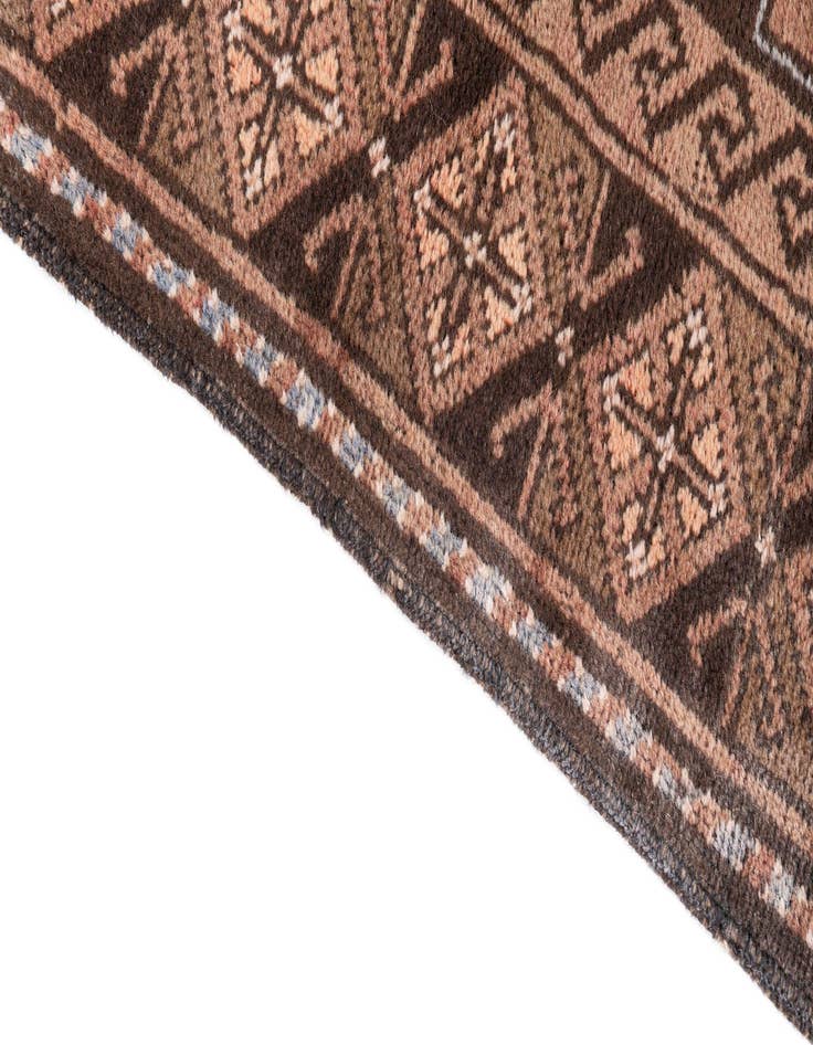 Detail image of  3' 5 x 5' 8  Hand Knotted Ultra Vintage Persian Wool Rug