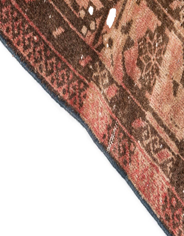 Detail image of  3' 7 x 6' 3  Hand Knotted Ultra Vintage Persian Wool Rug