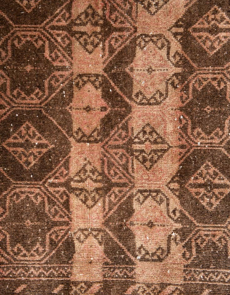 Detail image of  3' 7 x 6' 3  Hand Knotted Ultra Vintage Persian Wool Rug