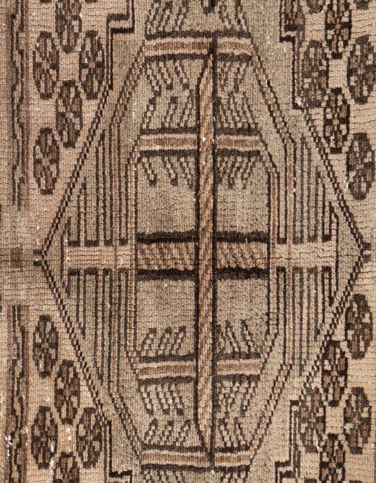 Detail image of  5' x 6' 6  Hand Knotted Ultra Vintage Persian Wool Rug