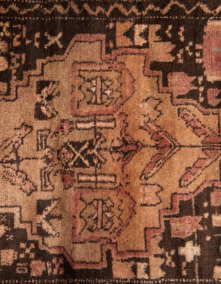 Detail image of  3' 8 x 5' 5  Hand Knotted Ultra Vintage Persian Wool Rug