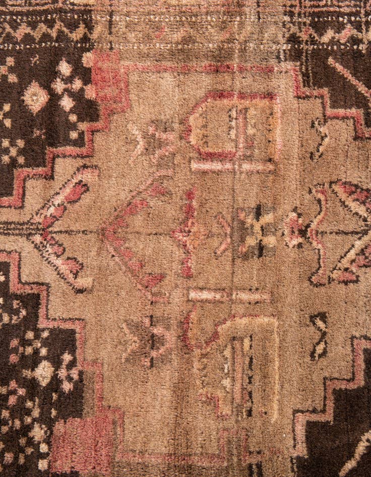 Detail image of  3' 8 x 5' 5  Hand Knotted Ultra Vintage Persian Wool Rug