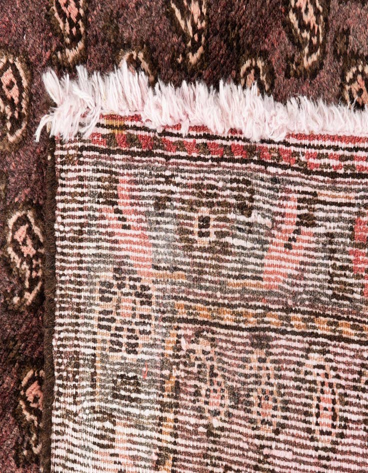 Detail image of  3' 1 x 3' 9  Hand Knotted Ultra Vintage Persian Wool Rug