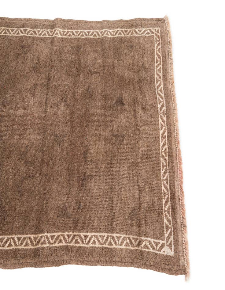 Detail image of  2' 10 x 4' 6  Hand Knotted Ultra Vintage Persian Wool Rug