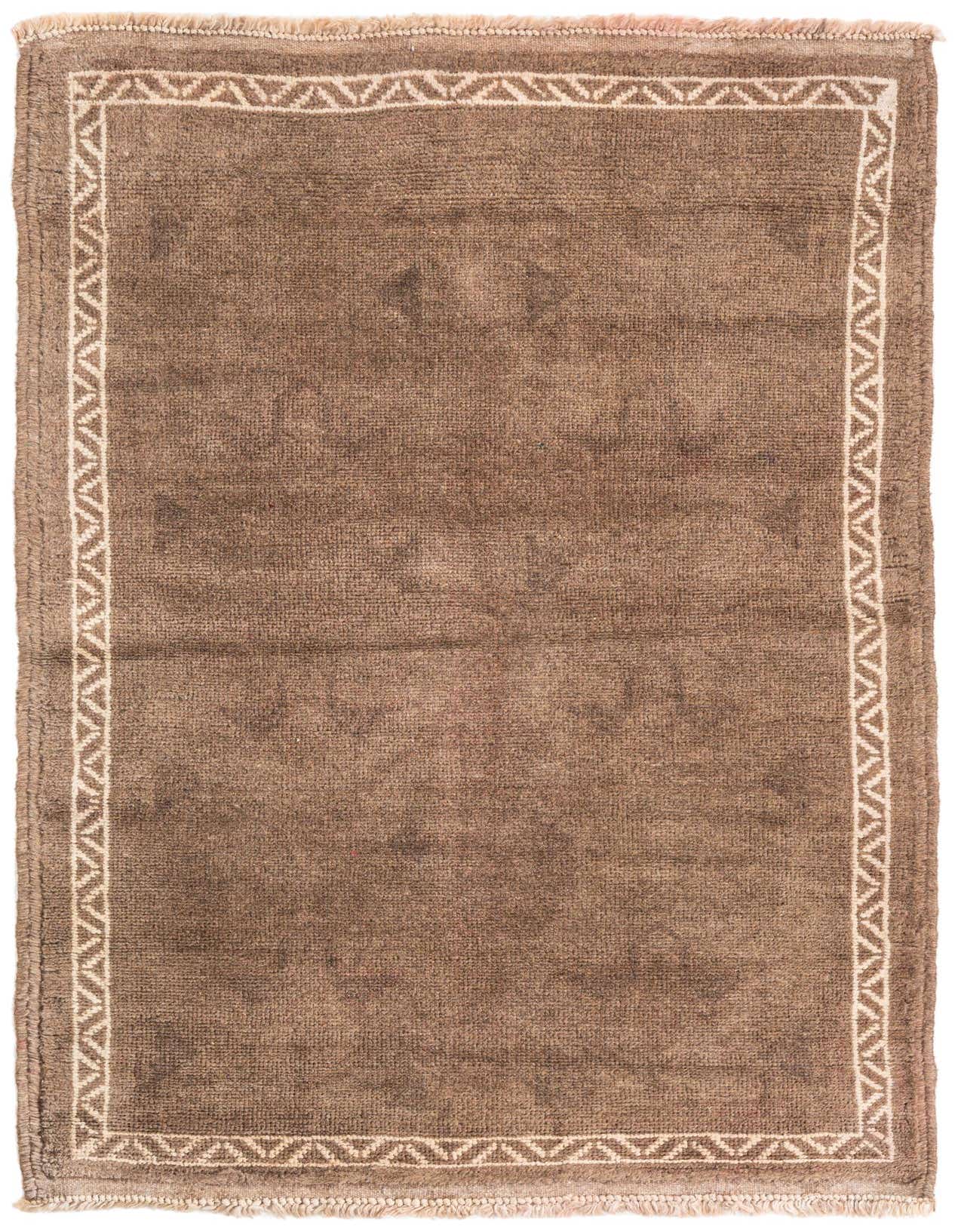 Primary image  2' 10 x 4' 6  Hand Knotted Ultra Vintage Persian Wool Rug