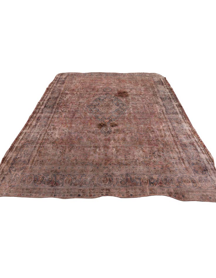 Detail image of  9' 7 x 12' 6  Hand Knotted Ultra Vintage Persian Wool Rug