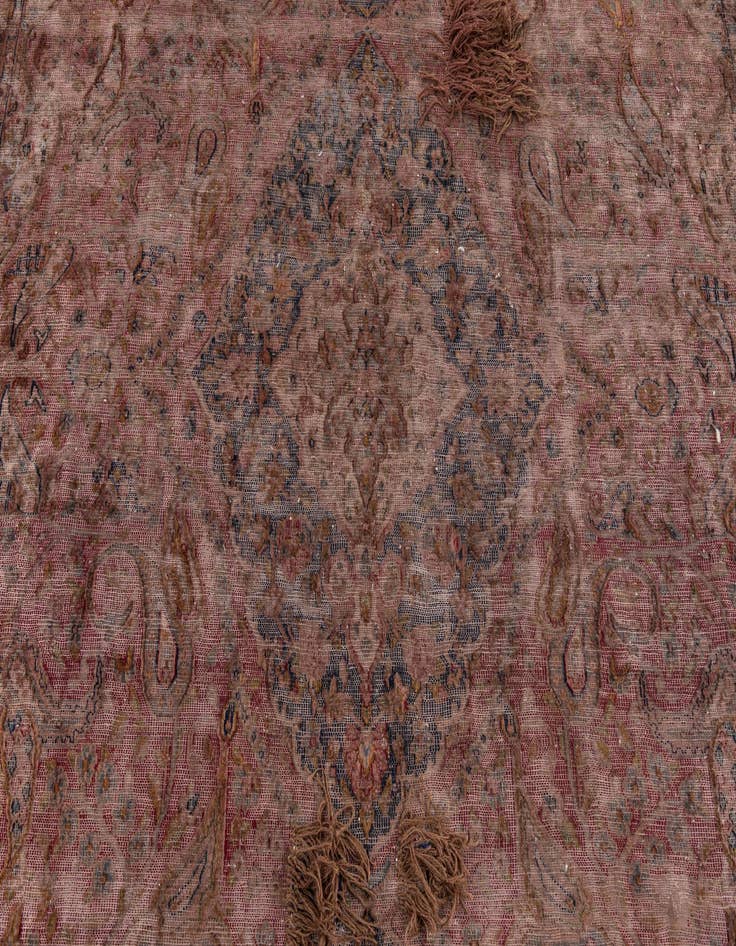 Detail image of  9' 7 x 12' 6  Hand Knotted Ultra Vintage Persian Wool Rug