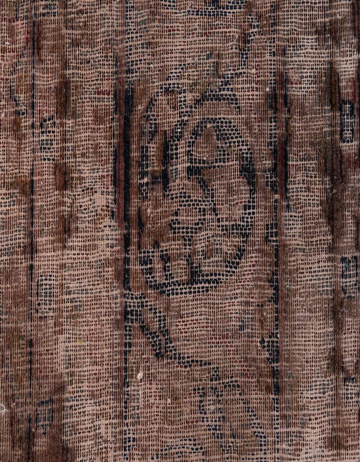 Detail image of  9' 7 x 12' 6  Hand Knotted Ultra Vintage Persian Wool Rug