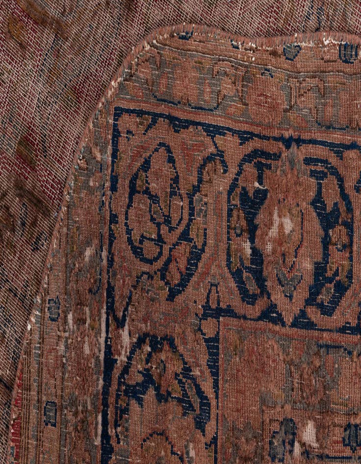 Detail image of  9' 7 x 12' 6  Hand Knotted Ultra Vintage Persian Wool Rug