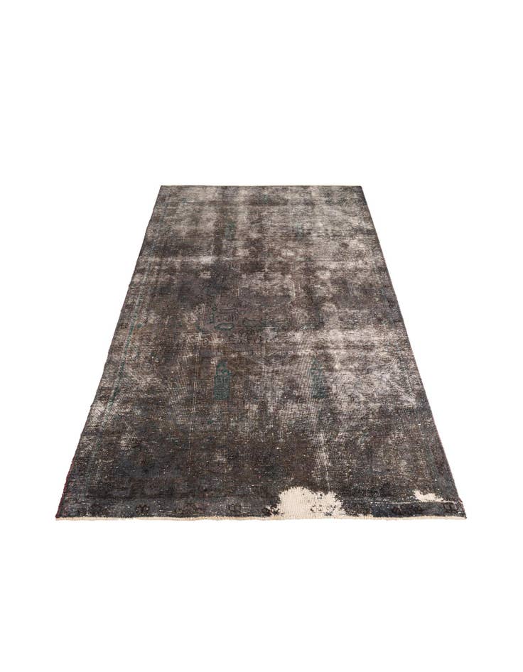 Detail image of  4' 9 x 8' 1  Hand Knotted Ultra Vintage Persian Wool Rug