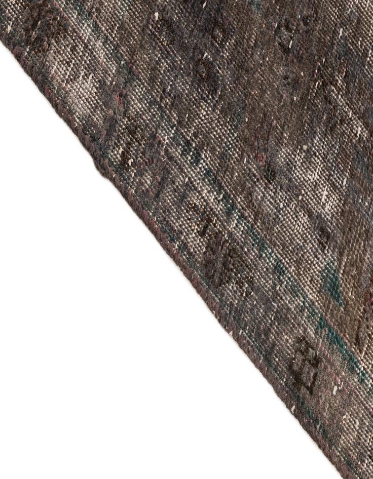 Detail image of  4' 9 x 8' 1  Hand Knotted Ultra Vintage Persian Wool Rug