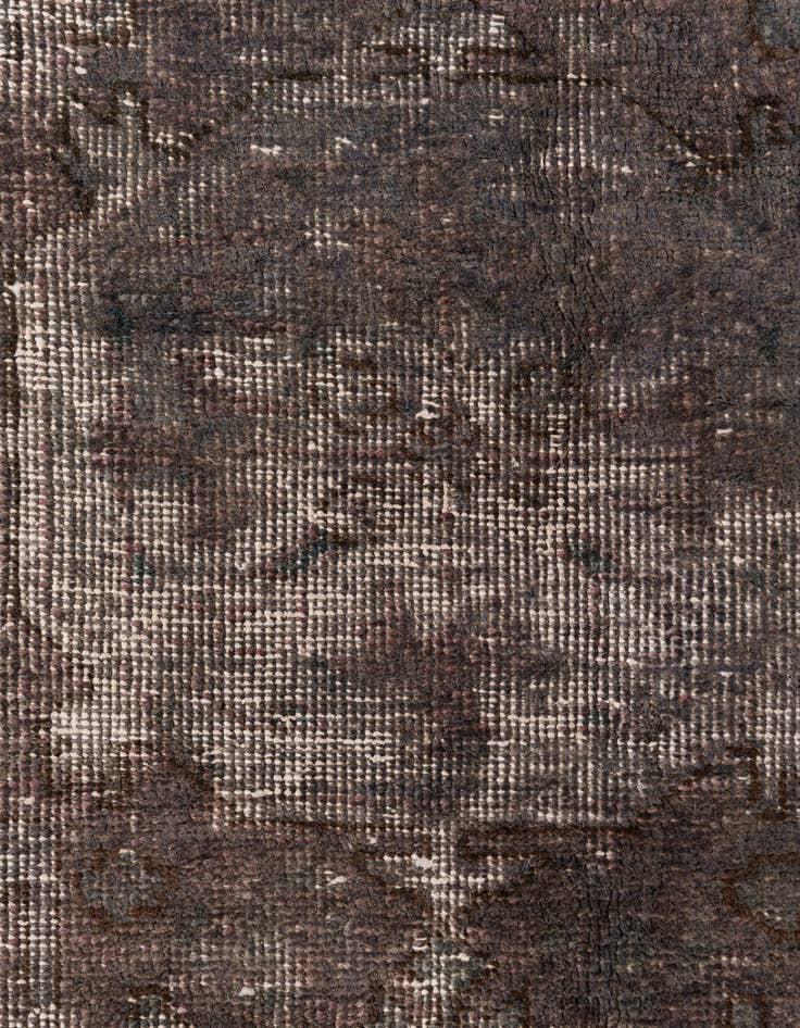 Detail image of  4' 9 x 8' 1  Hand Knotted Ultra Vintage Persian Wool Rug