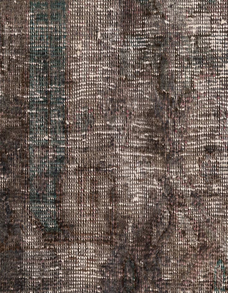 Detail image of  4' 9 x 8' 1  Hand Knotted Ultra Vintage Persian Wool Rug