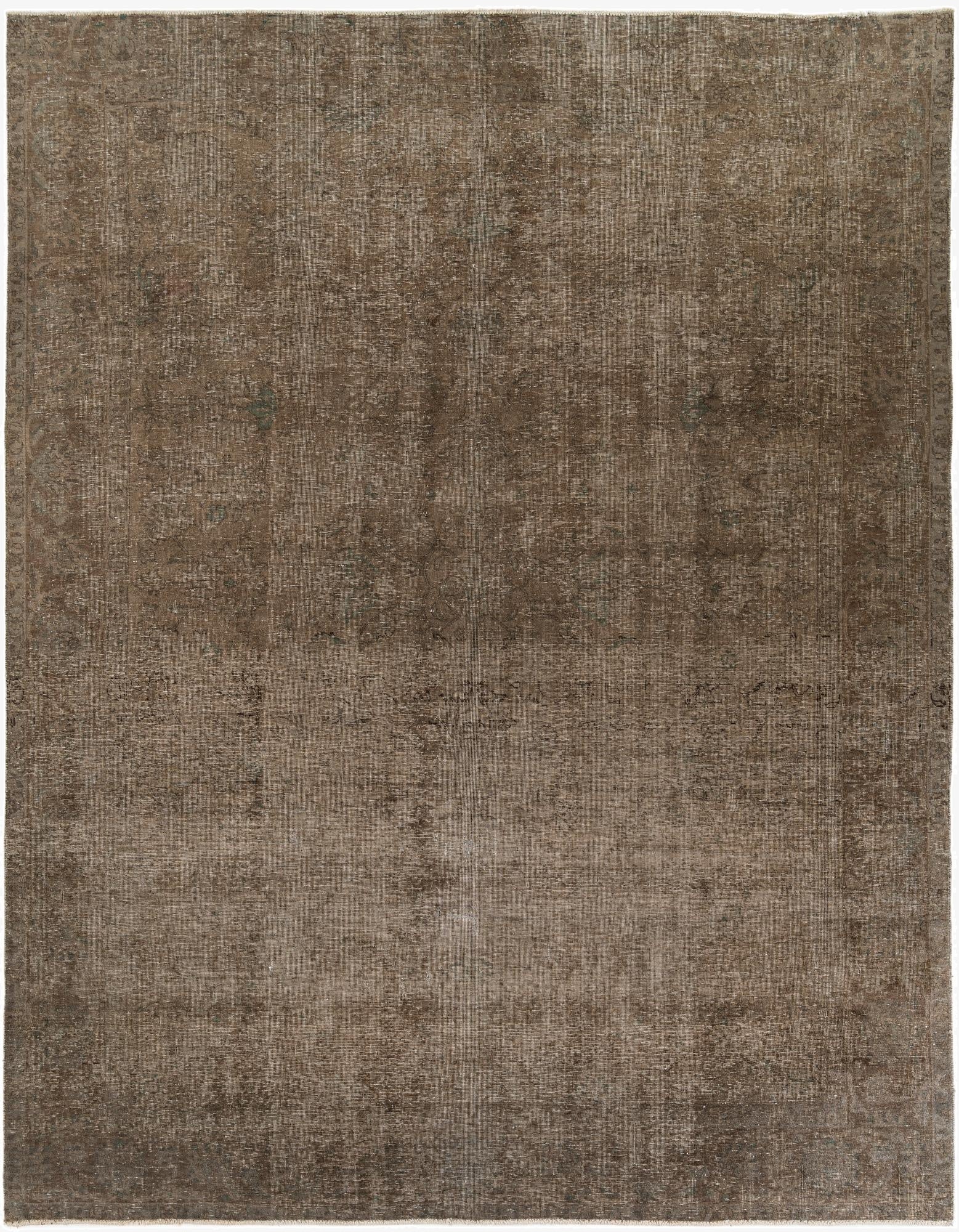  9' 3 x 11' 10  Hand Knotted Ultra Vintage Persian Wool Rug