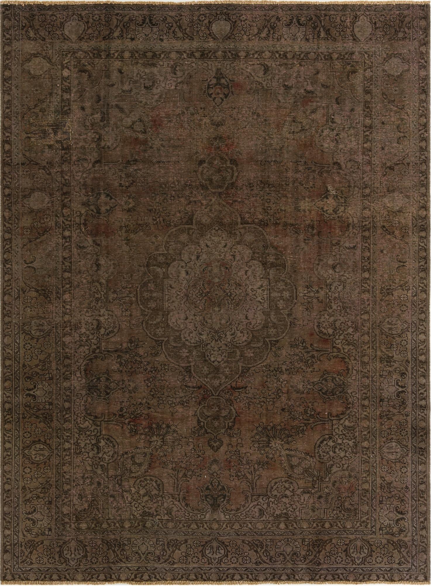  8' 2 x 11' 3  Hand Knotted Ultra Vintage Persian Wool Rug
