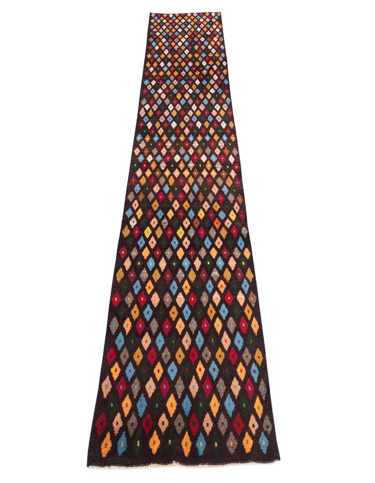 Detail image of  2' 9 x 9' 7  Hand Knotted Balouch Wool Runner Rug