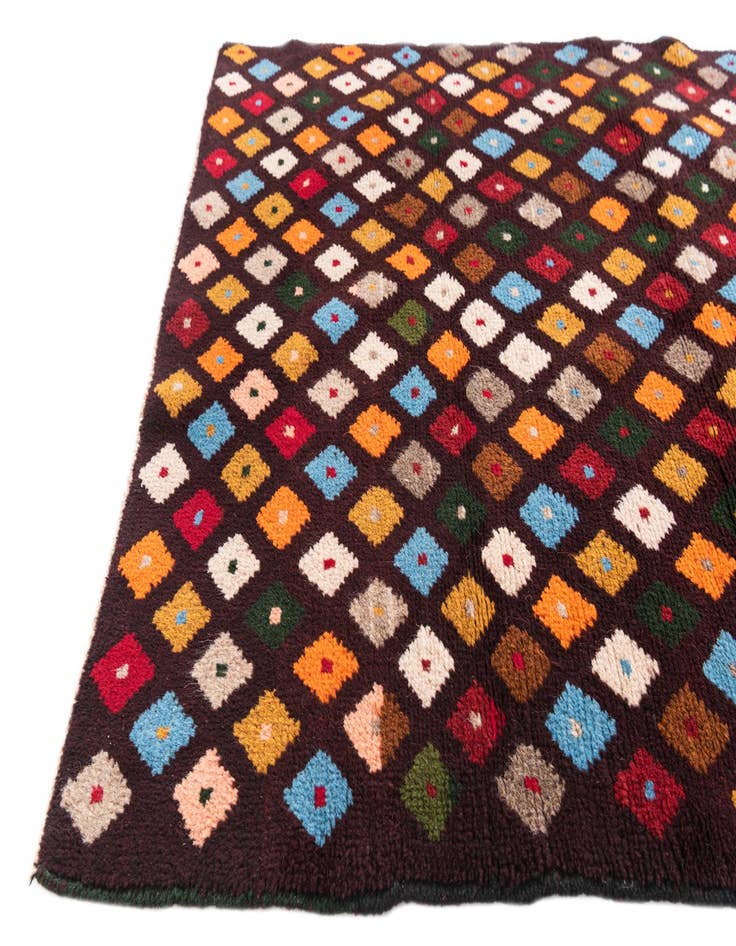 Detail image of  2' 9 x 9' 7  Hand Knotted Balouch Wool Runner Rug