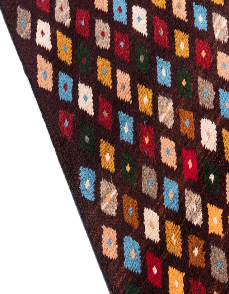 Detail image of  2' 9 x 9' 7  Hand Knotted Balouch Wool Runner Rug