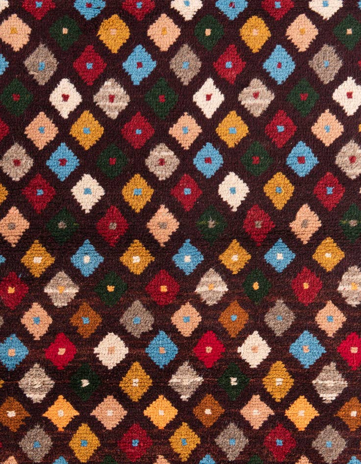 Detail image of  2' 9 x 9' 7  Hand Knotted Balouch Wool Runner Rug