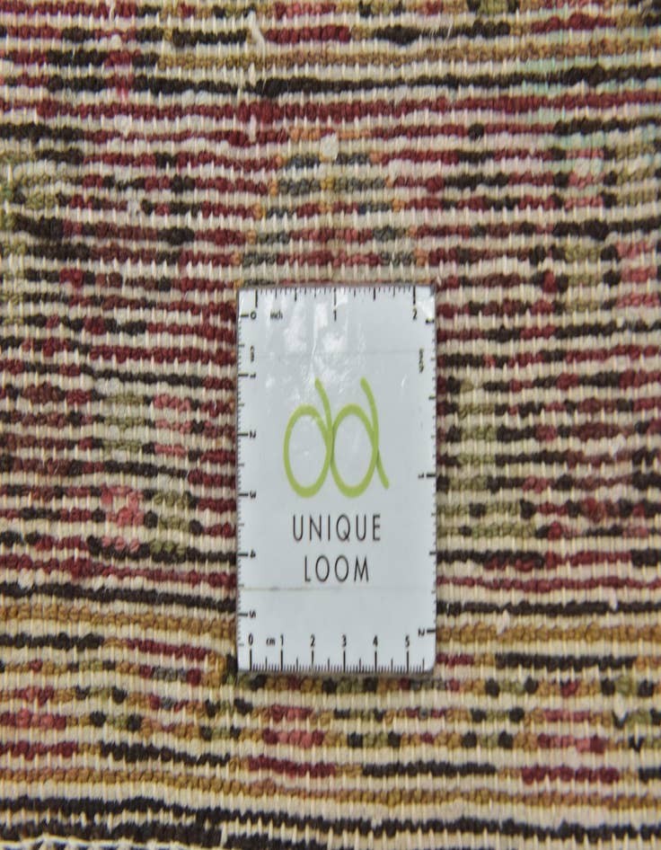 Detail image of  4' x 10' 9  Hand Knotted Hossainabad Persian Wool Runner Rug