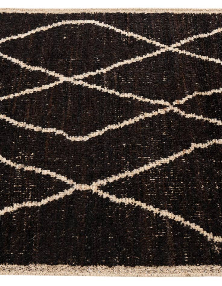 Detail image of  3' x 13' 9  Hand Knotted Moroccan Wool Runner Rug