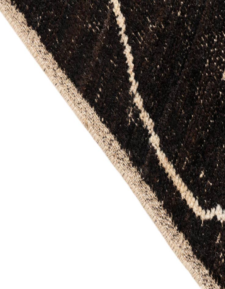 Detail image of  3' x 13' 9  Hand Knotted Moroccan Wool Runner Rug