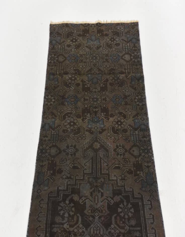 Detail image of  2' 5 x 7' 6  Hand Knotted Ultra Vintage Persian Wool Runner Rug