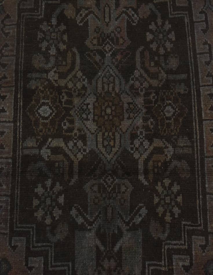 Detail image of  2' 5 x 7' 6  Hand Knotted Ultra Vintage Persian Wool Runner Rug