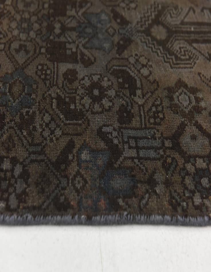 Detail image of  2' 5 x 7' 6  Hand Knotted Ultra Vintage Persian Wool Runner Rug