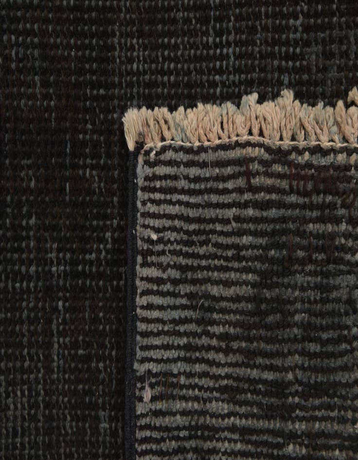 Detail image of  3' x 9' 6  Hand Knotted Ultra Vintage Persian Wool Runner Rug